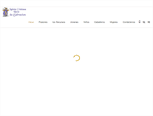 Tablet Screenshot of iglesiacristianarocadesalvacion.org